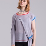 cotton jumper sweater grey unisex