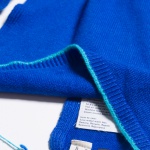 Cashmere scarf care label blue eco friendly care label