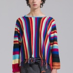 bright striped cashmere jumper