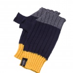 navy mittens fingerless gloves
