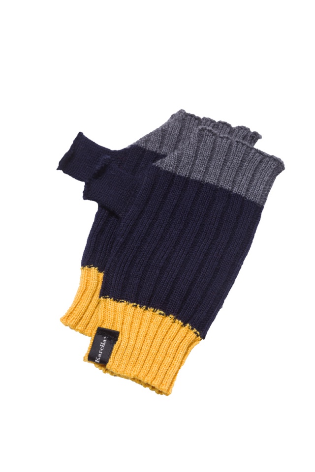 navy mittens fingerless gloves