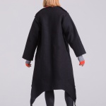 Merino Wool black coat thick