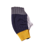 merino wool navy knitted mask