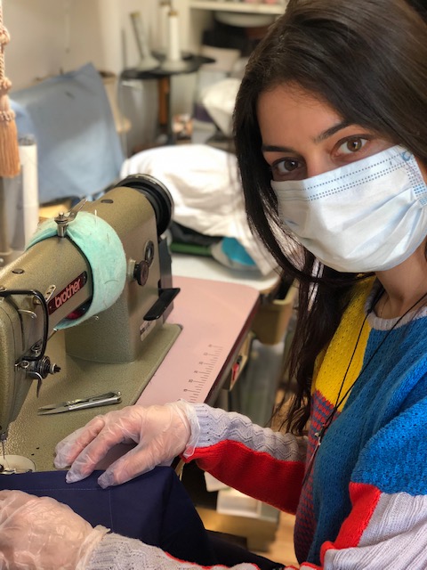 Volunteered to make PPE Valentina Karellas