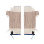 beige cashmere mitten