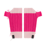 pink cashmere mittens