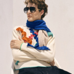 Double layer cashmere scarf