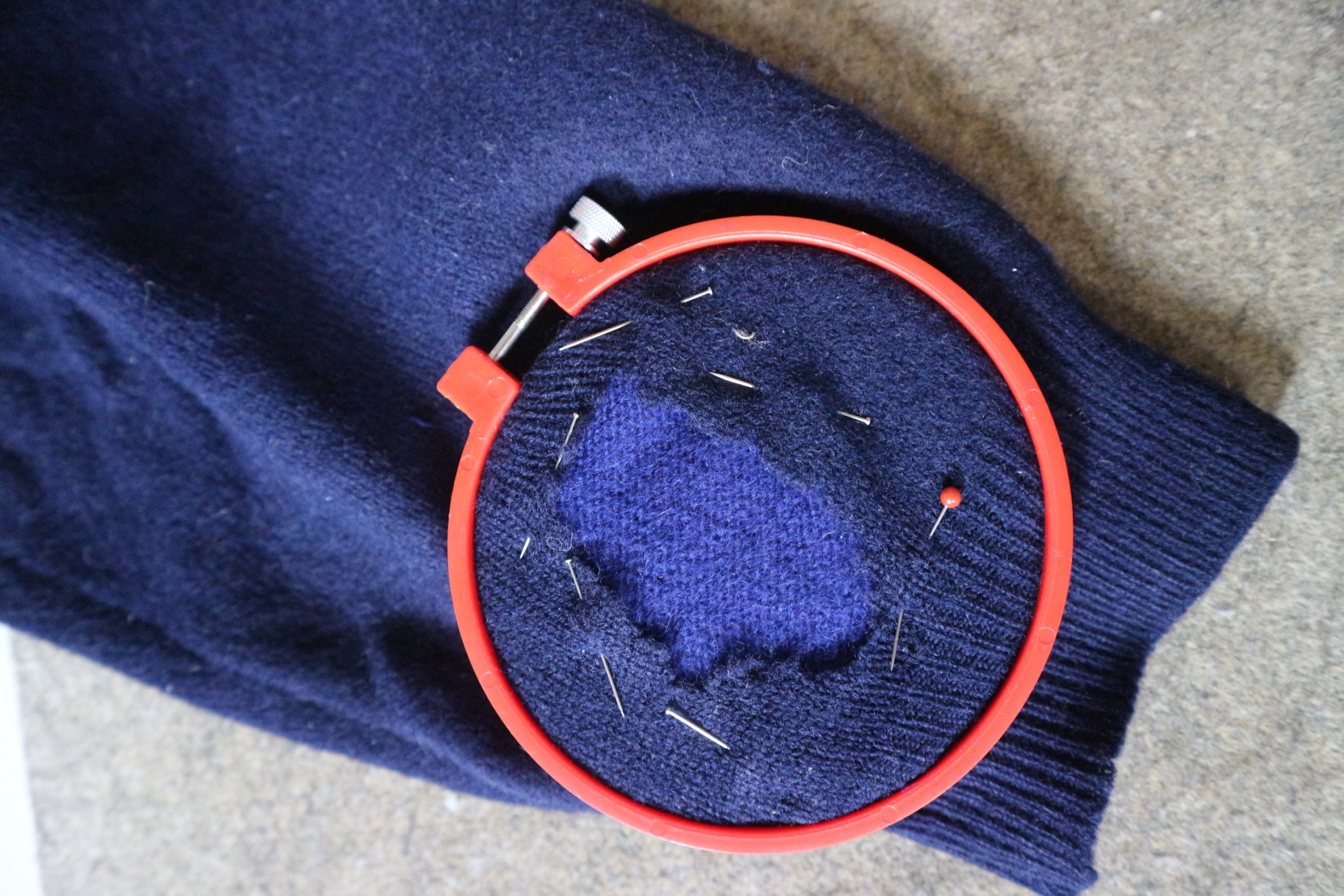 Visible Mending Scotch Darning Valentina Karellas