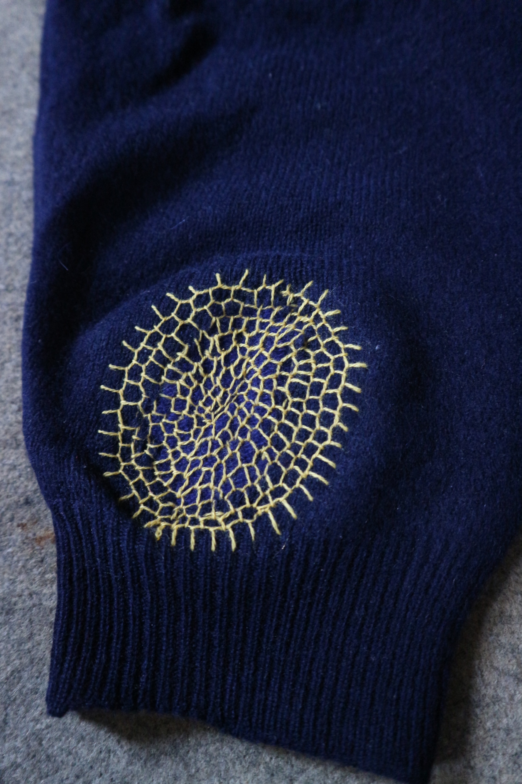 Visible Mending Scotch Darning Valentina Karellas