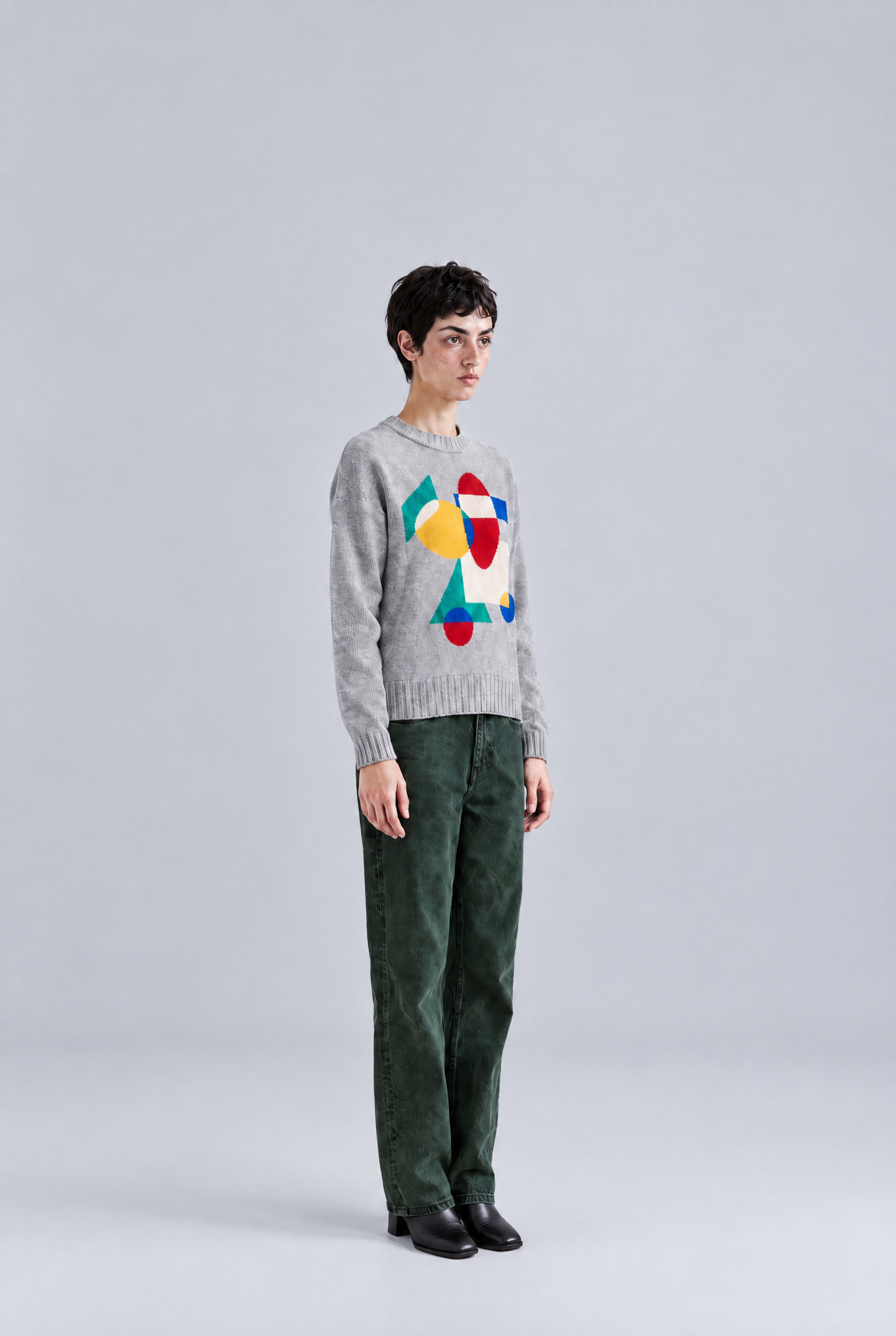 Larch Jumper grey ecomm 3 quarter